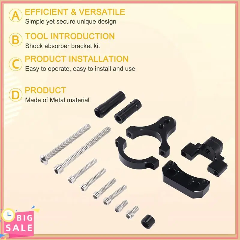 أفضل Cnc دراجة نارية المثبط التوجيه استقرار المثبط قوس تصاعد مجموعة حامل لياماها Yzf R3 Mt-03 R25
