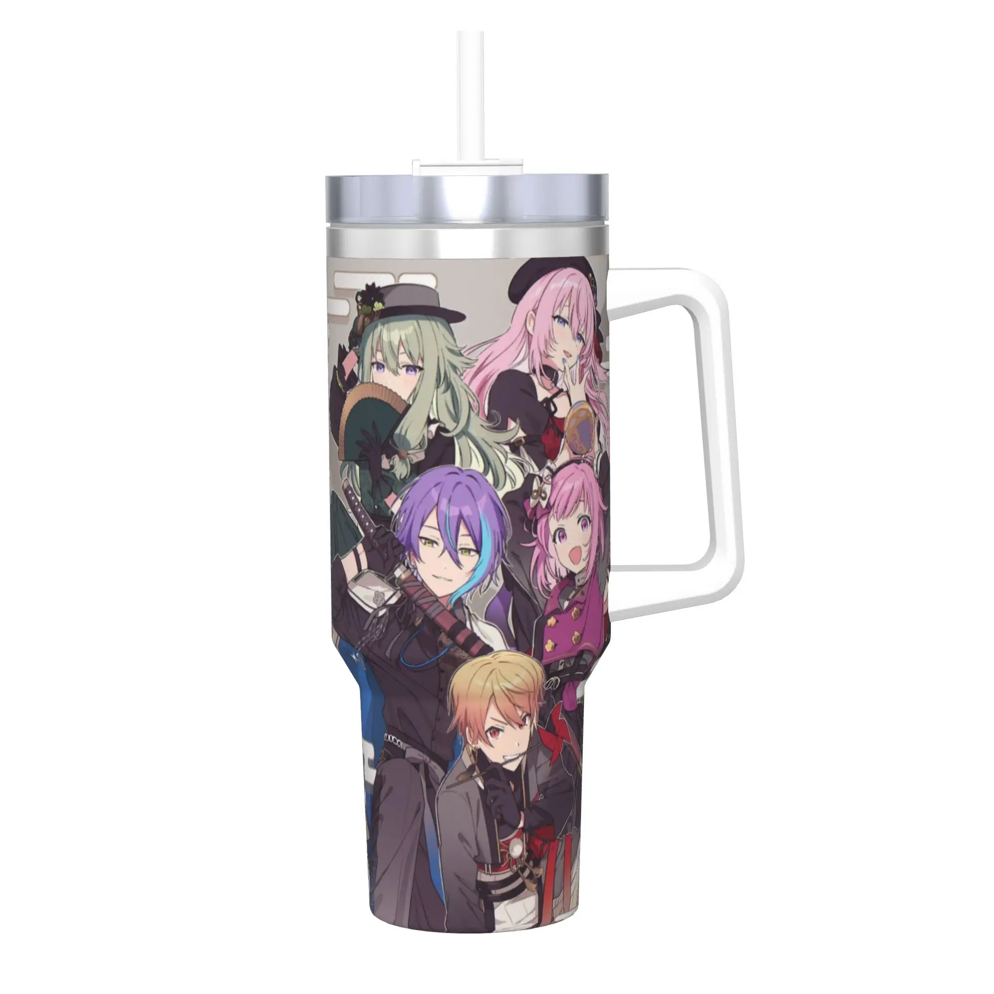 rui kamishiro tenma tsukasa 40oz Tumbler Stainless Steel Double Wall Vacuum Insulated Wonderlands x Showtime Mug Cups With Straw