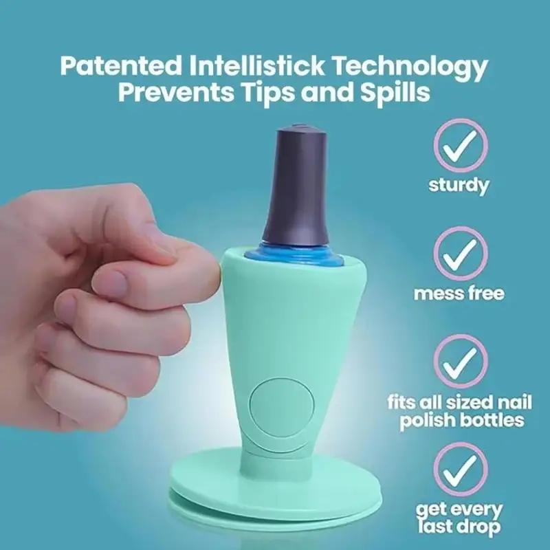 Portable Foldable Silicone Nail Polish Holder Anti-Spill Multiple Colors Nail Polish Display Stand Nail Art Tools Accessories