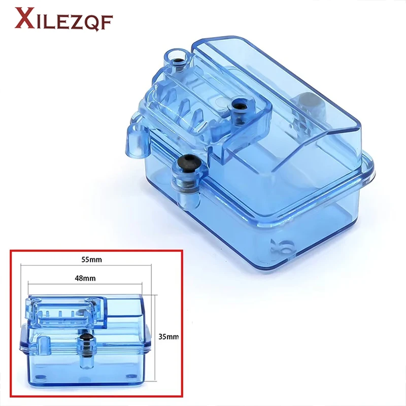 XILEZQF Waterproof Receiver Box for RC Car Remote Control Compatible with TRX4 HSP D90 D110 Axial SCX10 90046 Crawlers Model Shi