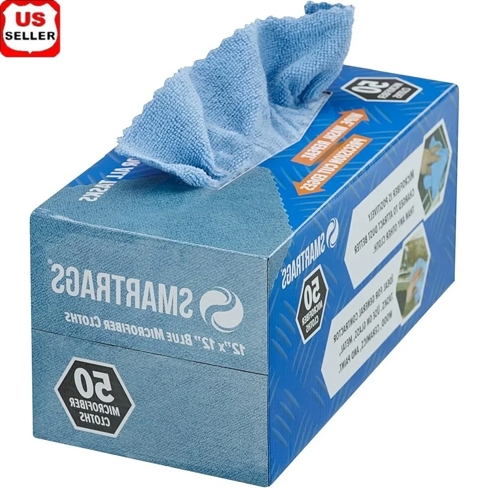 

Безворсовые чистящие салфетки из микрофибры, упаковка из 50 шт., профессиональные полотенца для мытья без царапин, автомобильные офисные больничные полотенца