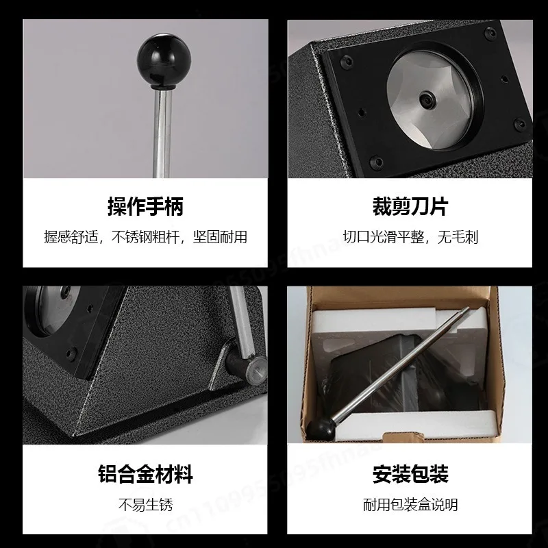 Desktop Badge Round Cutter Button Cutting Device Cut Paper Card Film Metal Sheet ForDIY Anime Brooch Badge Handcraft Making Tool