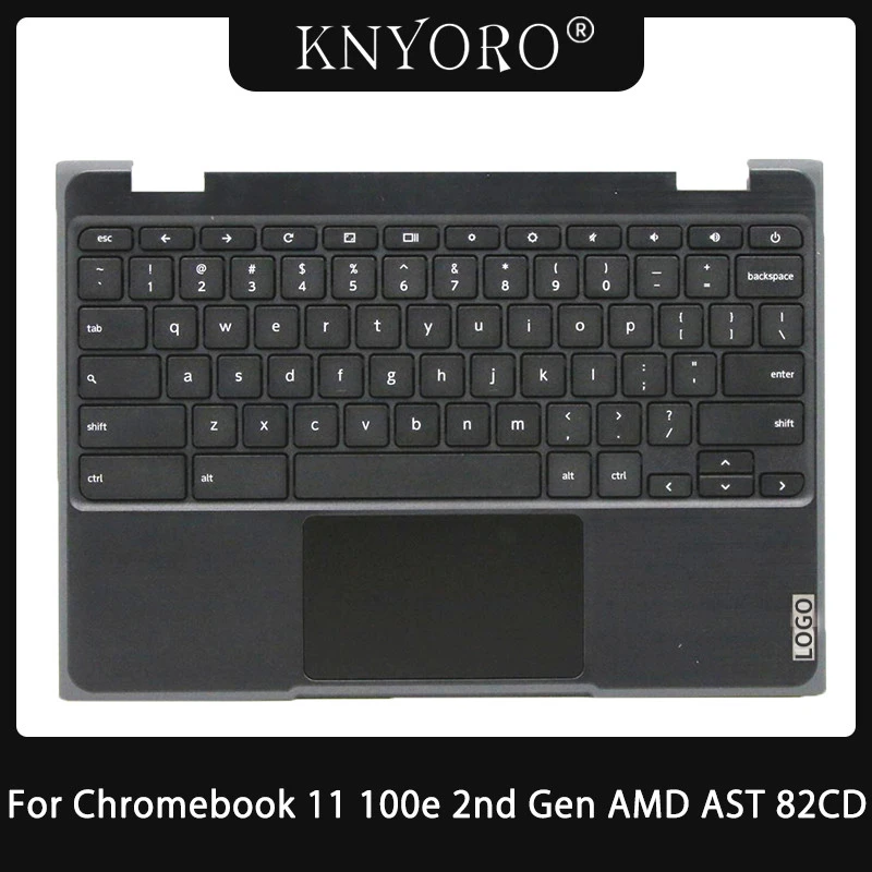 

Original US Keyboard For Lenovo Chromebook 11 100e 2nd Gen AMD AST 82CD Palmrest Cover with Keyboard Replacement Case 5CB0Z21474