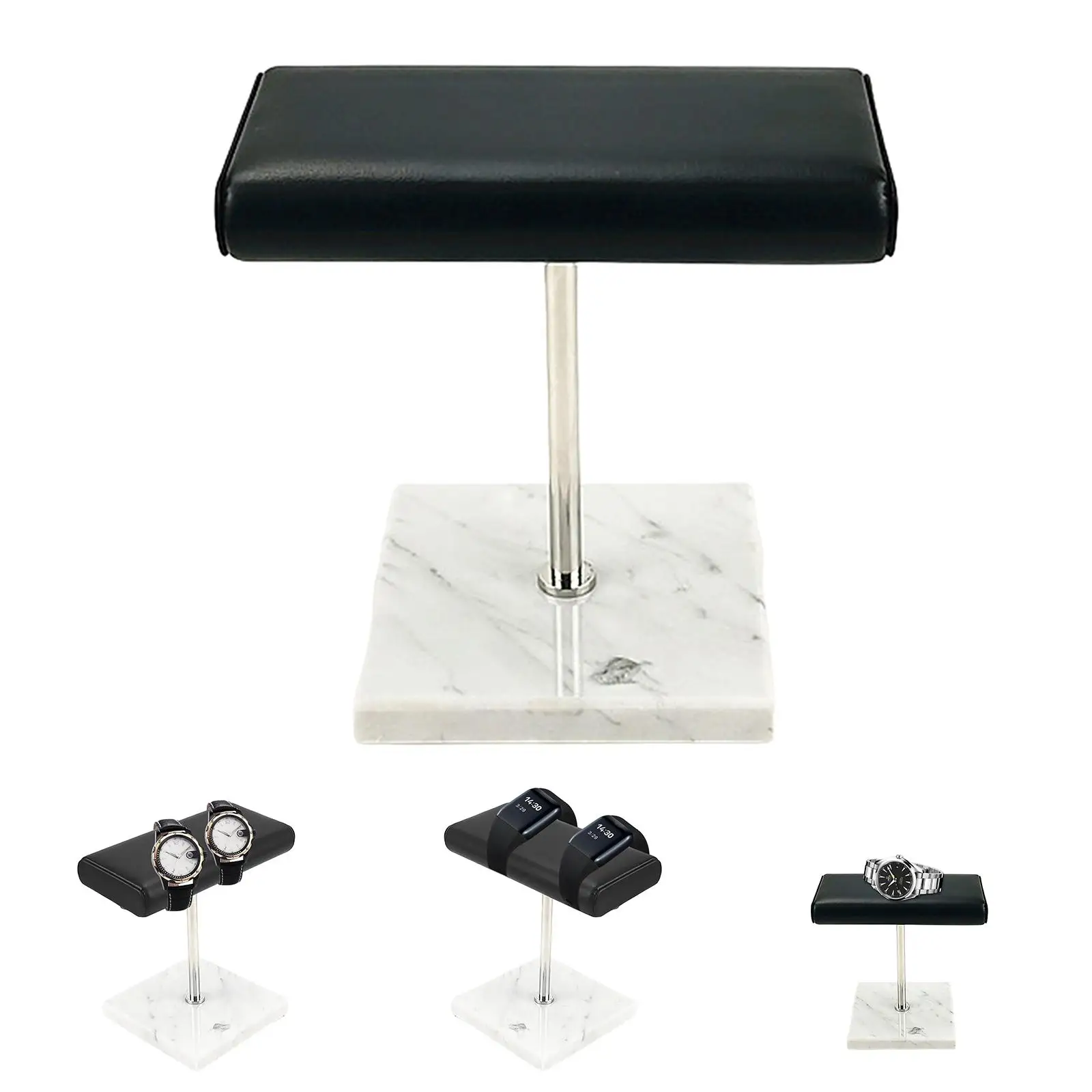 Handcrafted Leather & Marble Watch Display Stand , Modernity ,