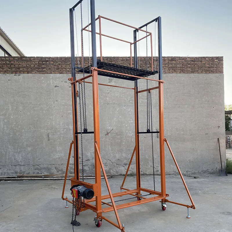 Deposit Customizable Electric Scaffold Lift New Foldable Mobile Lift Platform Electric Scaffolding Hoisting Equipment Lifters