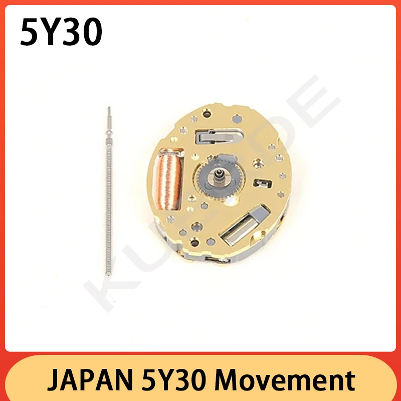 New Japan Imported 5Y30 Quartz Electronic Movement Three Hands Watch Movement Parts Durabl Stable Quality Accurate Travel Time