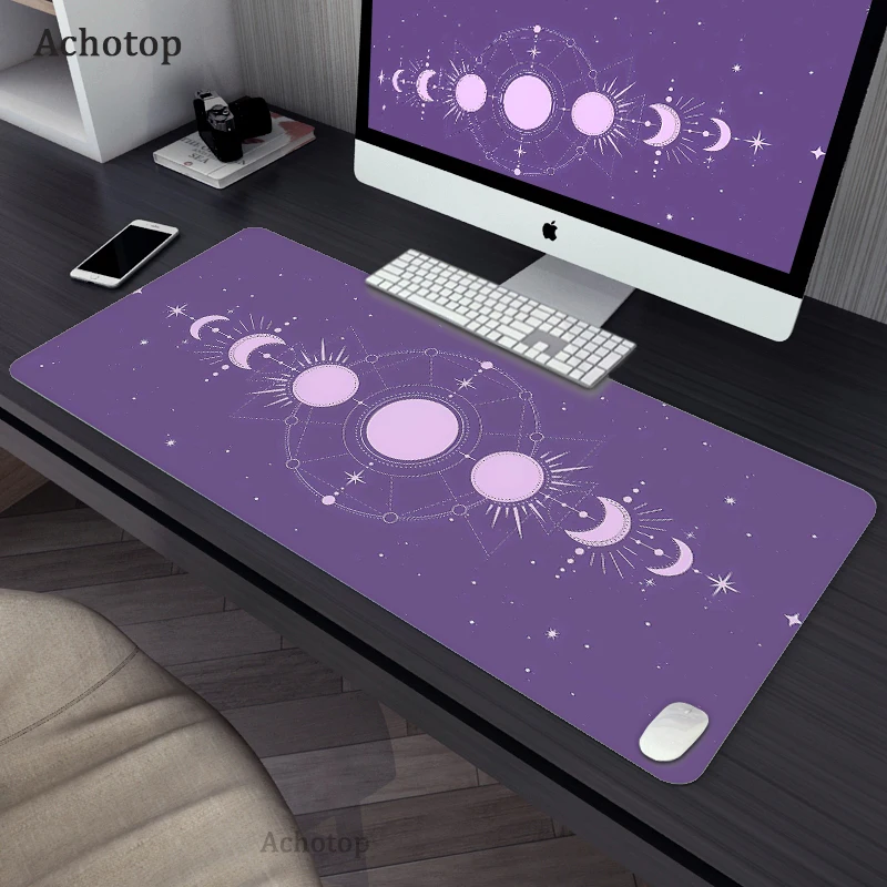 

900x400mm Extended HD Print Moon Mousepad Gaming Speed Keyboard Pads Desk Mat Office Natural Soft Mouse Pad Tapis de Souris