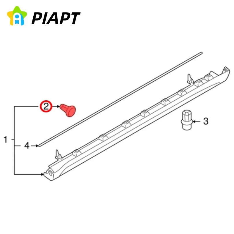20 Stück OE # 09409-08328 Stoßstangenbogen-Zierclip für Suzuki SX4 – Detail 6