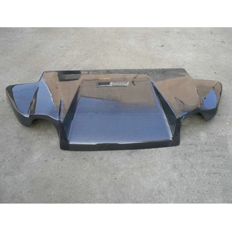 Compatible with Honda S2000 Rear Bag Modification Part JS Style Carbon Fiber Rear Spoiler Base Plate Track Version Rear Lip