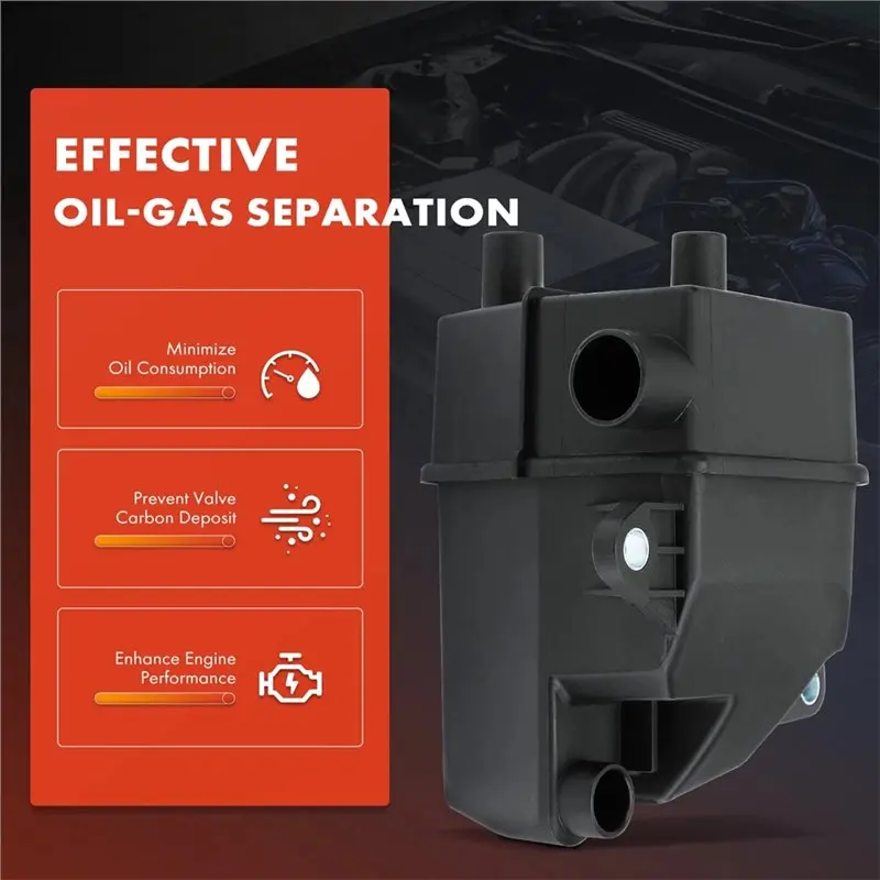 ABRW-Kolektor odpowietrzenia skrzyni korbowej z zaworem odpowietrzającym 8692211 do Volvo XC90 XC70 03-07 S60 S80 C70 V70 Separator oleju i wody
