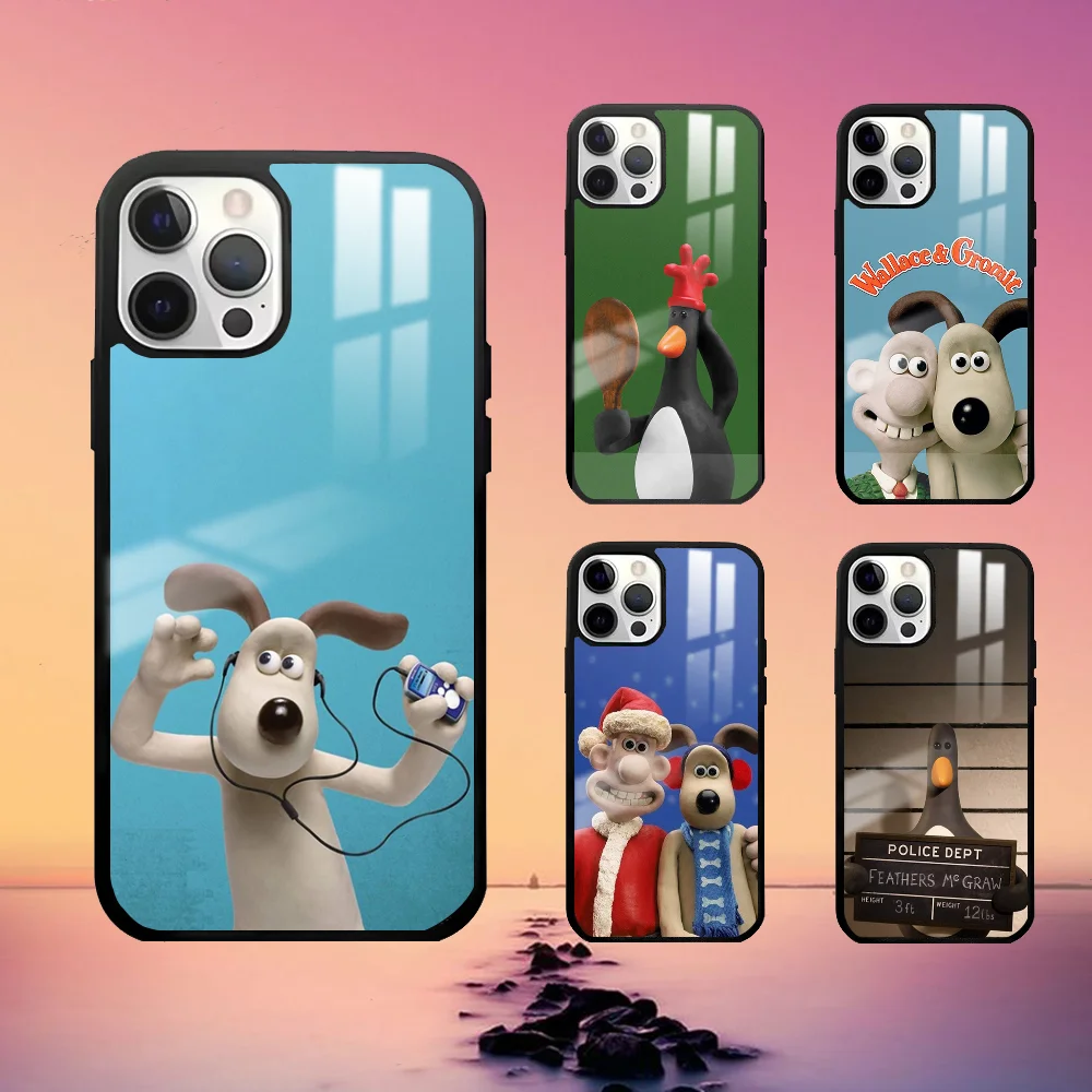 W-WallaceS cute G-Gromit Phone Case For iPhone 16 15 14 13 12 11 Pro Max Plus Mini PC Fashion High Quality mirror phone case