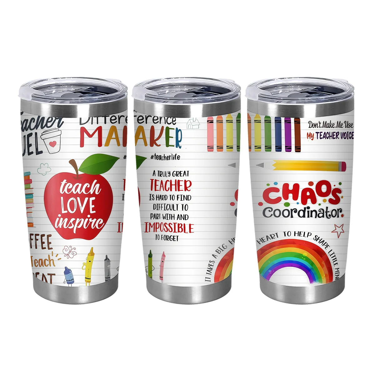 

1 шт., 20 унций, термостойкий стакан из нержавеющей стали, 20 унций, термостойкий стакан, устойчивый к коррозии, долговечный, подарок на Рождество