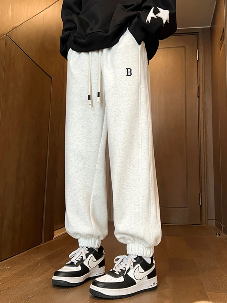 

Мужские зимние утепленные повседневные спортивные брюки свободного кроя с прямым силуэтом, для катания на лыжах, осенне-зимние, для отдыха