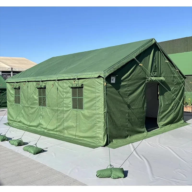 Customized Waterproof Scout Military-grade Canvas Camping Tent 3x4 4x4 4x6 5x6 6x8 5x5 5x10