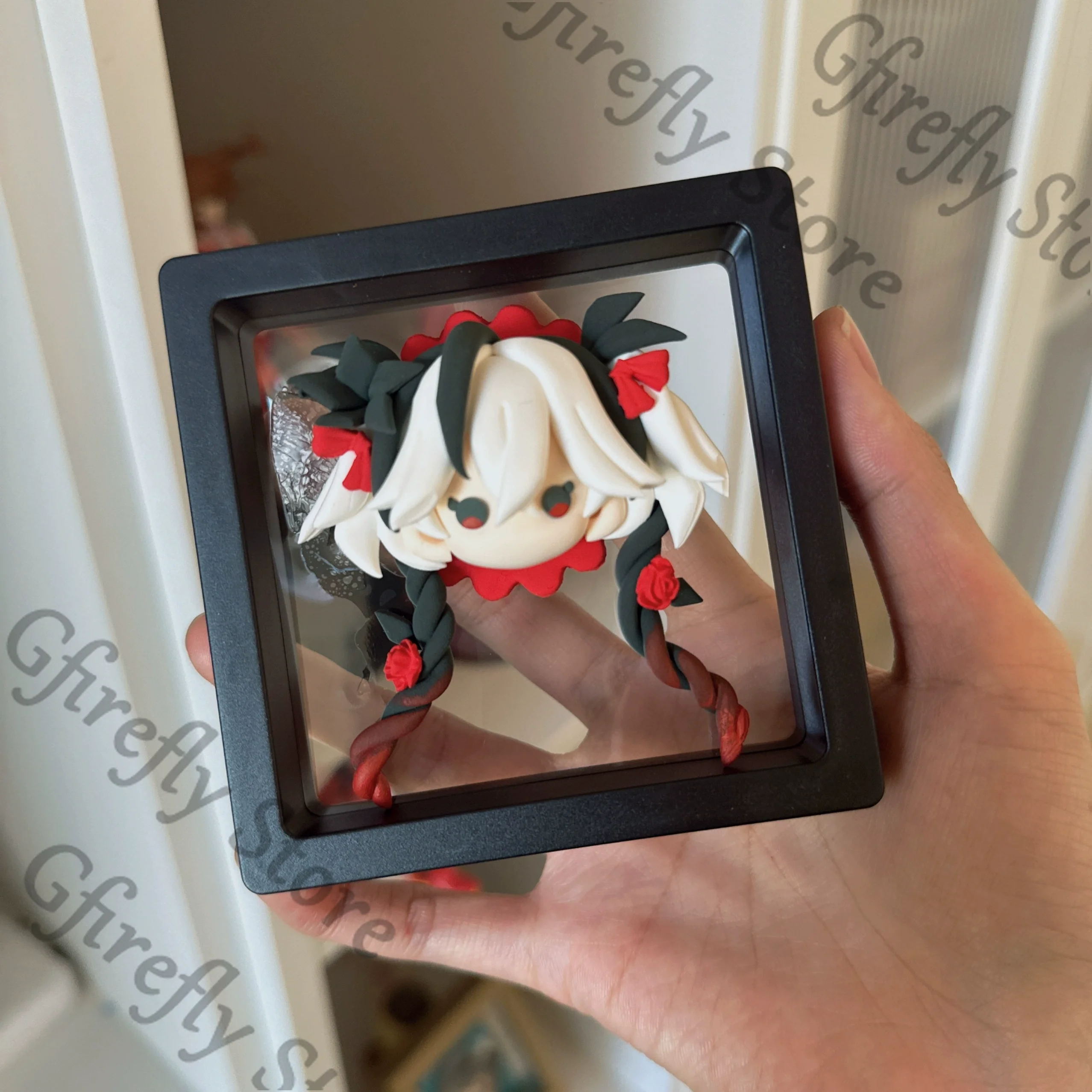 

Wuthering Waves Camellya Handmade Ultra-light Clays Fridge Magnets Puppet Products Mascot Maumet Clay Ornaments Decor Xmas Gift