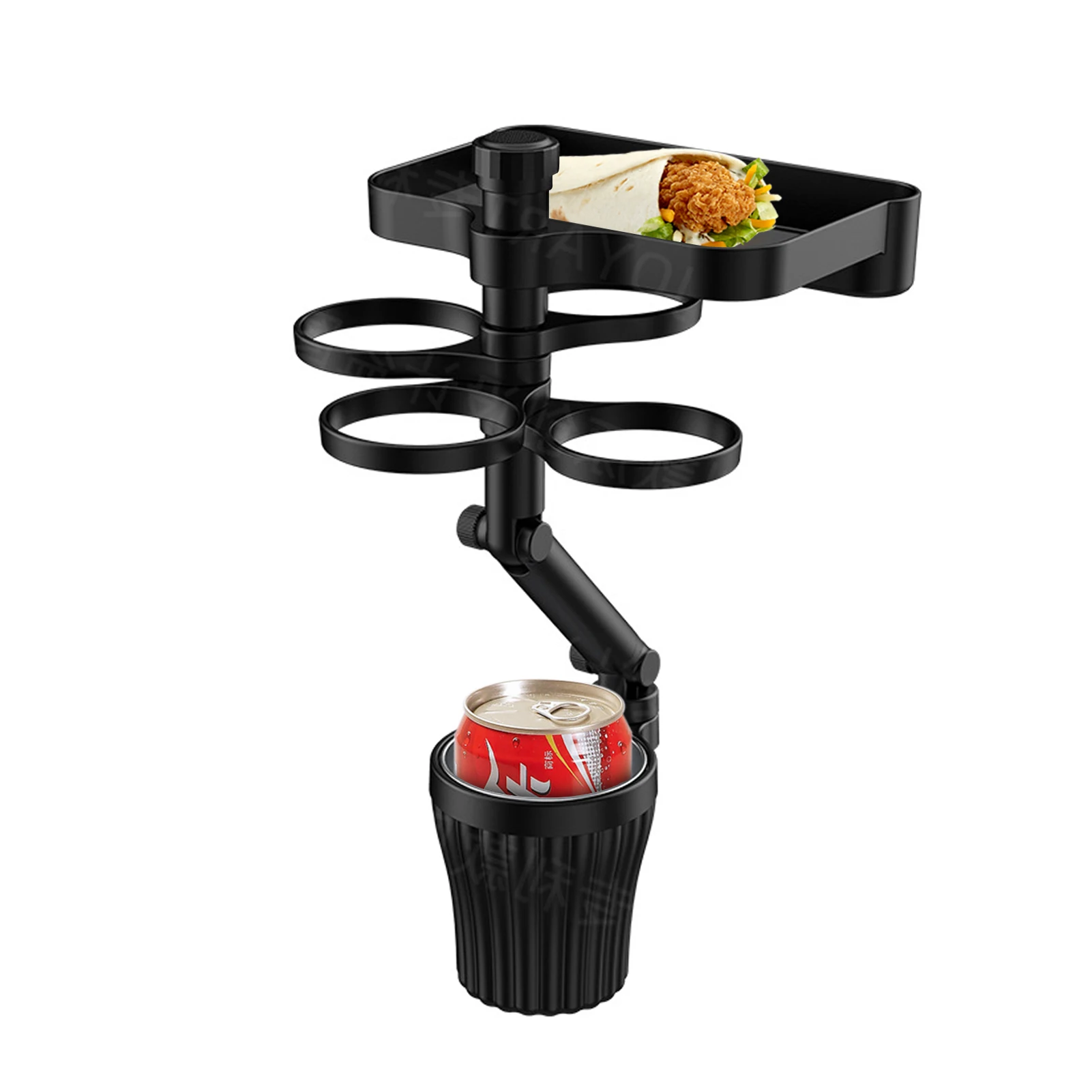 Car Cup Holder Tray Multifunction Car Cup Holder With Aromatherapy Function Automotive Cup Attachable Tray With 360 Degree