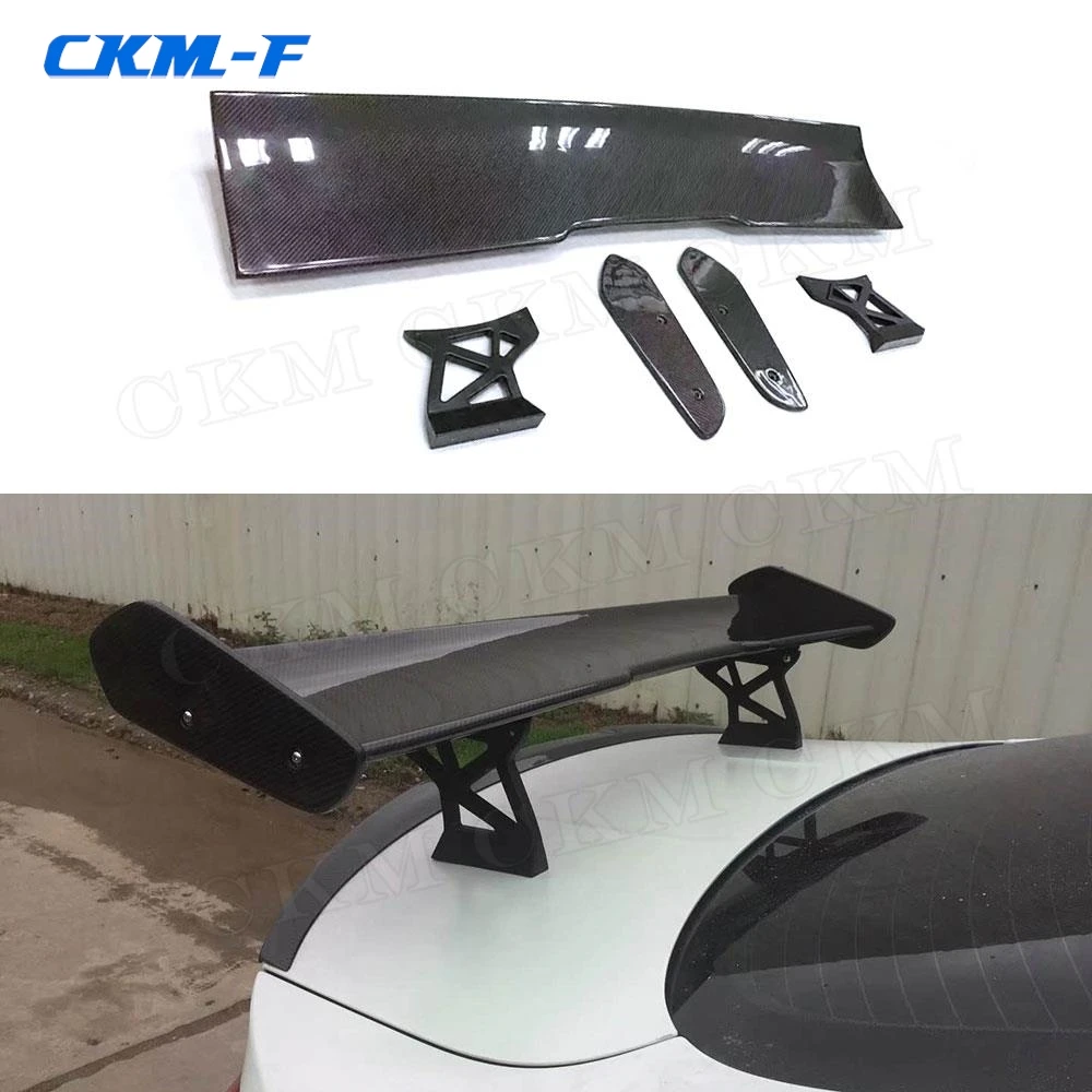 

Universal Car G Style Carbon Fiber Car Racing Rear Trunk Spoiler Wings for BMW 1M M3 E82 E92 E93 F30 F10 Sedan Coupe