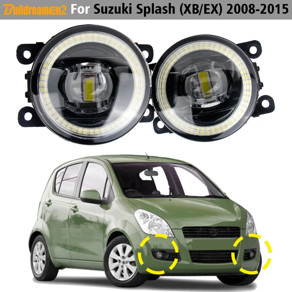 

2 X 30W Car LED Fog Light DRL Angel Eye Daytime Running Lamp H11 For Suzuki Splash XB/EX 2008 2009 2010 2011 2012 2013 2014 2015