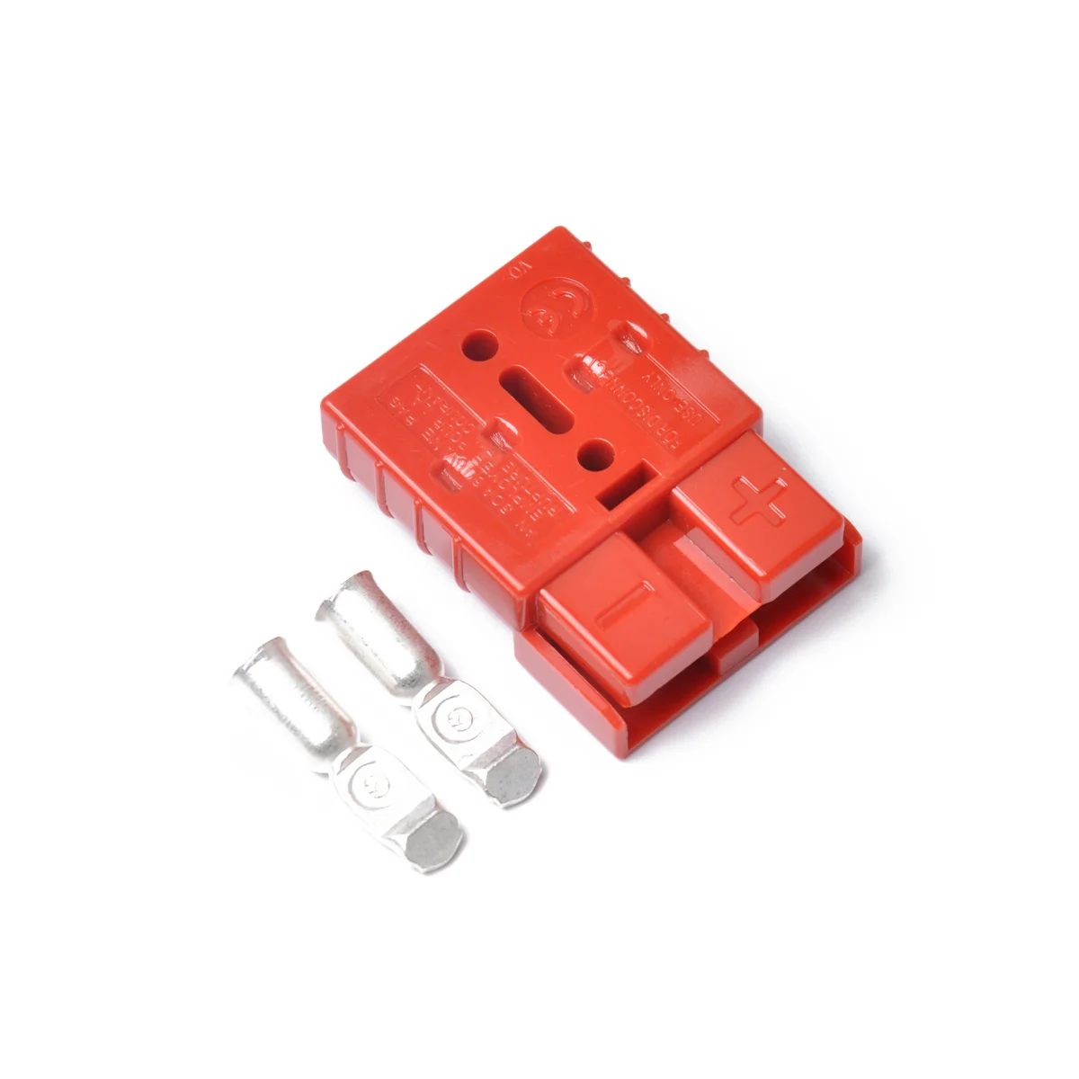10Pcs 50A 600V Premium Plug Exterior Connector DC Power Solar Caravan with 20 Contacts (Red) connectors