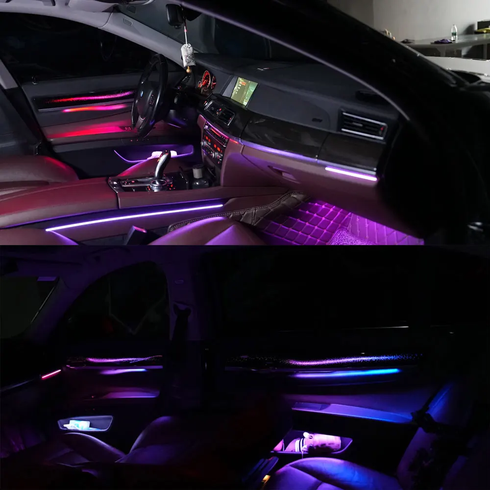 For 2009-2014 BMW 7 Series F01 246 colors LED Ambient Light RGB Symphony Ambient Light LED Colorful Neon Ambient Light