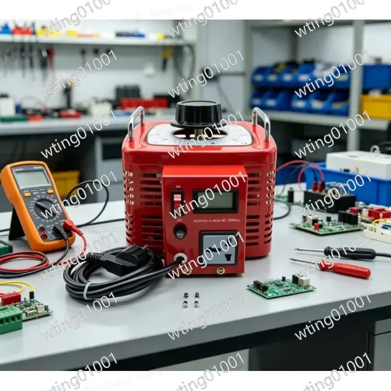 500W 0.5KW Single Phase Variac Variable Transformer 220V Input 0-300V AC Adjustable Voltage Regulator Regulating Power Supply