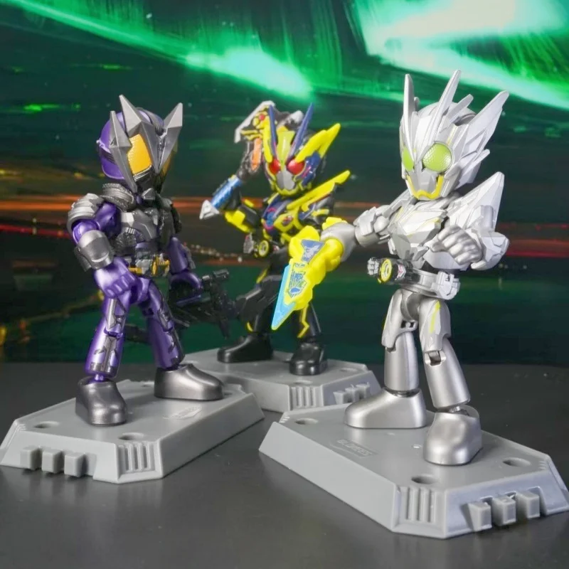 

Blokees Kamen Rider Starlight Edition 3-го поколения Q версия слепая коробка Ультрамен фигурка игрушечные строительные блоки подарок ребенку