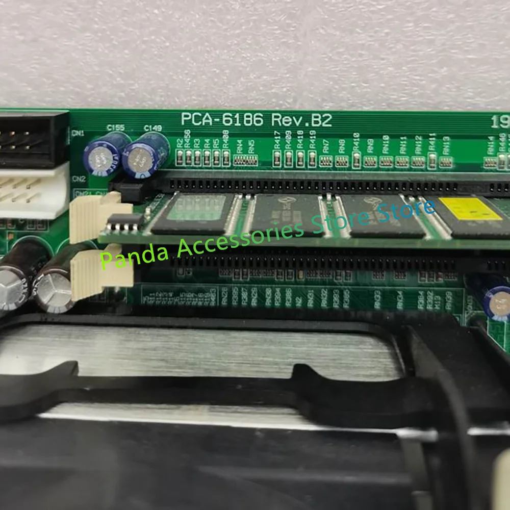 For Advantech PCA-6186 REV.B2 Full-length Industrial Motherboard PCA-6186LV Without Network Port