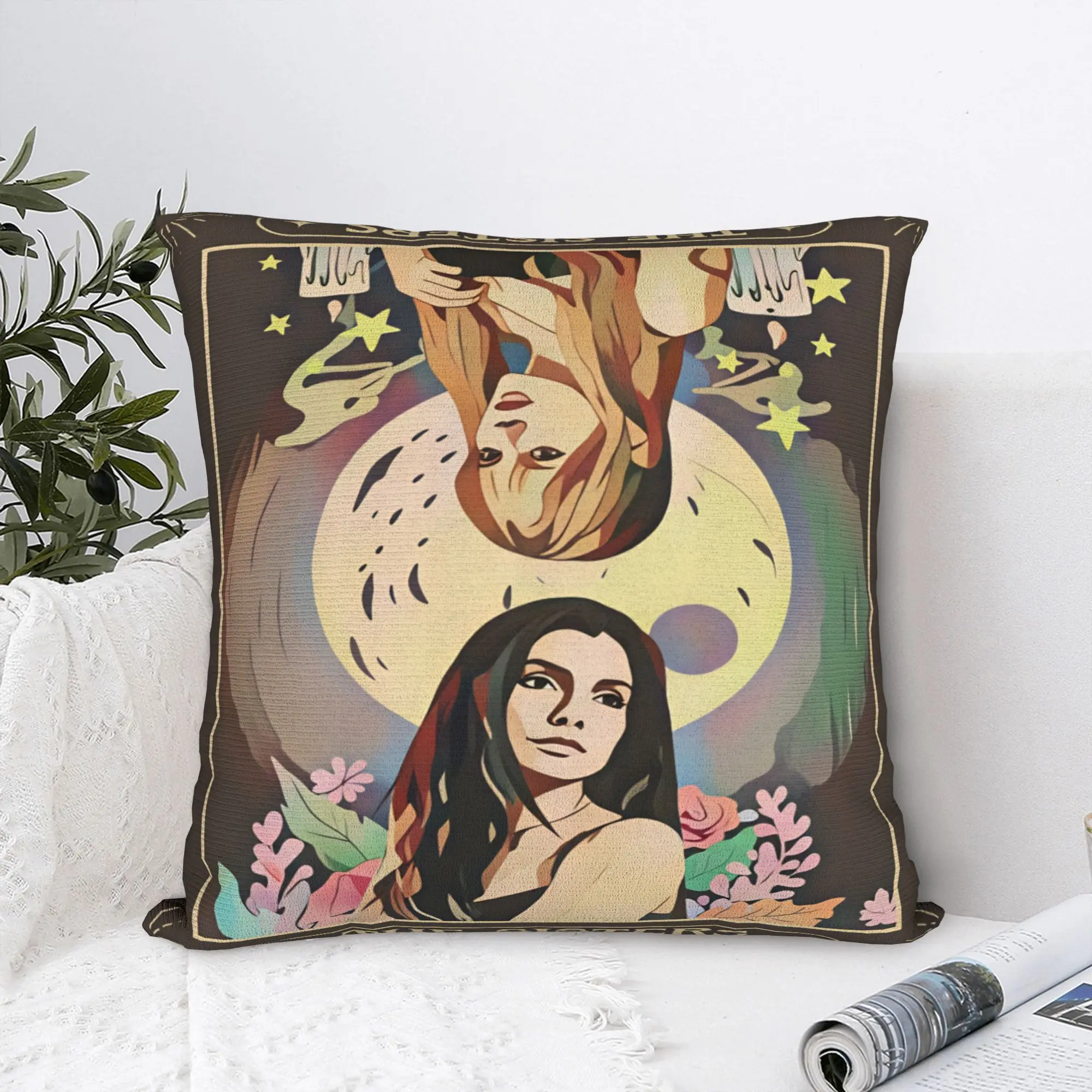 Practical-Magics Pillow Case  Square Pillow Cover Vintage Cushion Cover For Couch Sofa Bedroom