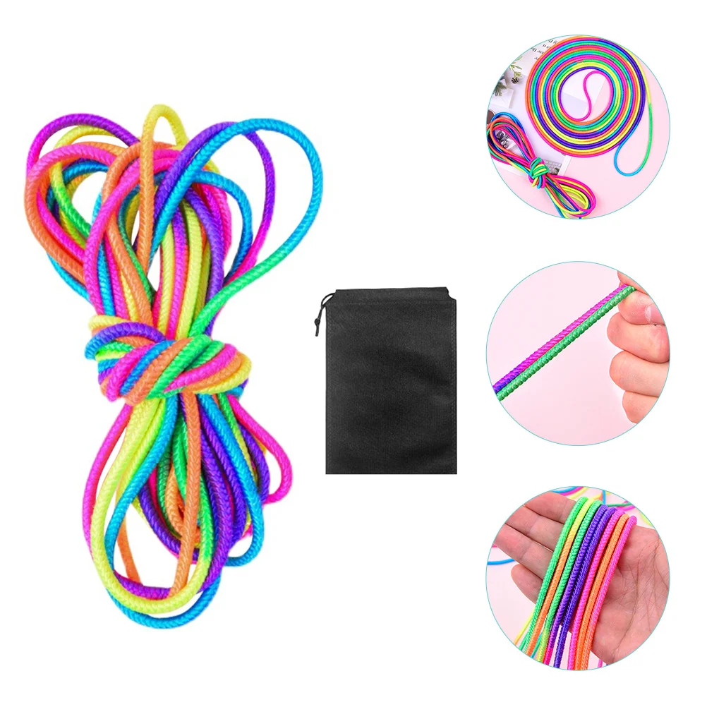 

Rubber Band Elastic Jumping Rope Bounce Toy Chinese for Kids Plastic Bands Pupils