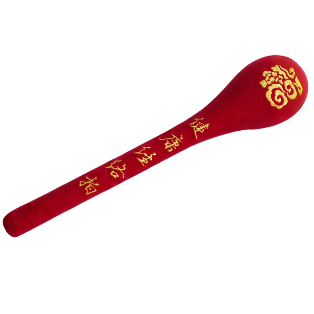 Tradition Chinese Fu Letter Hammer Pat Handheld Hammer Pat Cotton Massage Stick Acupoint Massager Therapy Meridian Pat