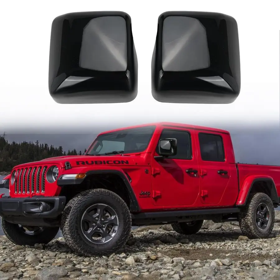 

Черная крышка зеркала прямой замены для Jeep Wrangler JL 20182025 и Jeep Gladiator JT 20202025, прямая замена стиля, не