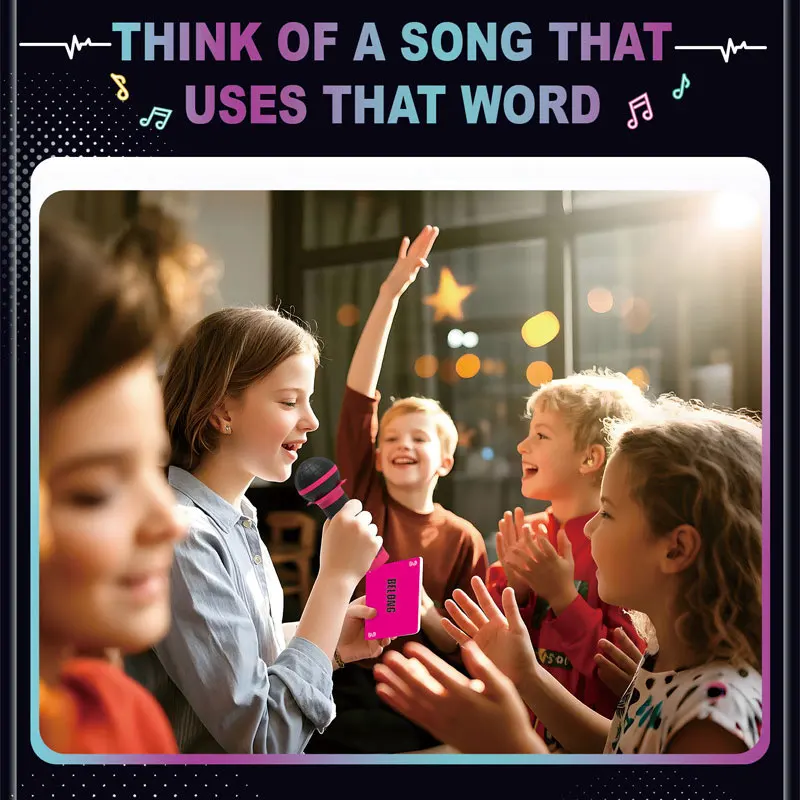 لعبة الاستيلاء على الميكروفون، المغني السيئ، كاريوكي ماستر، لعبة بطاقات الميكروفون، ألعاب التجمعات العائلية، لعبة الحفلات، ألعاب الموسيقى