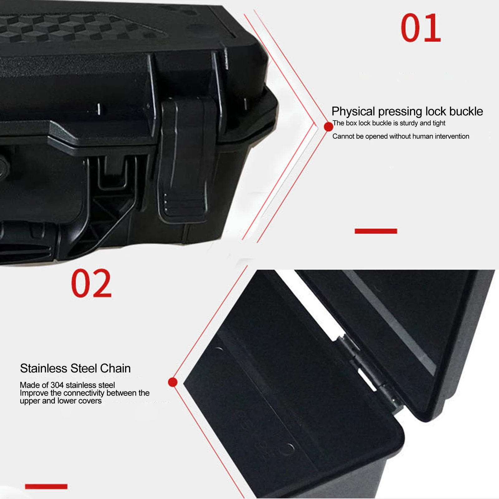 Plastic Angle Grinder Tool Box Portable Grinding Machine Case for Cordless & Electric Grinder