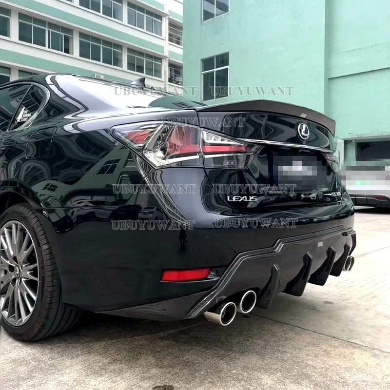 For LEXUS GS GS350 GS300 GS450 Rear Trunk Spoiler 2013 2014 2015 2016 High Quality CARBON FIBER Car Rear Tail Wing Lip Spoiler