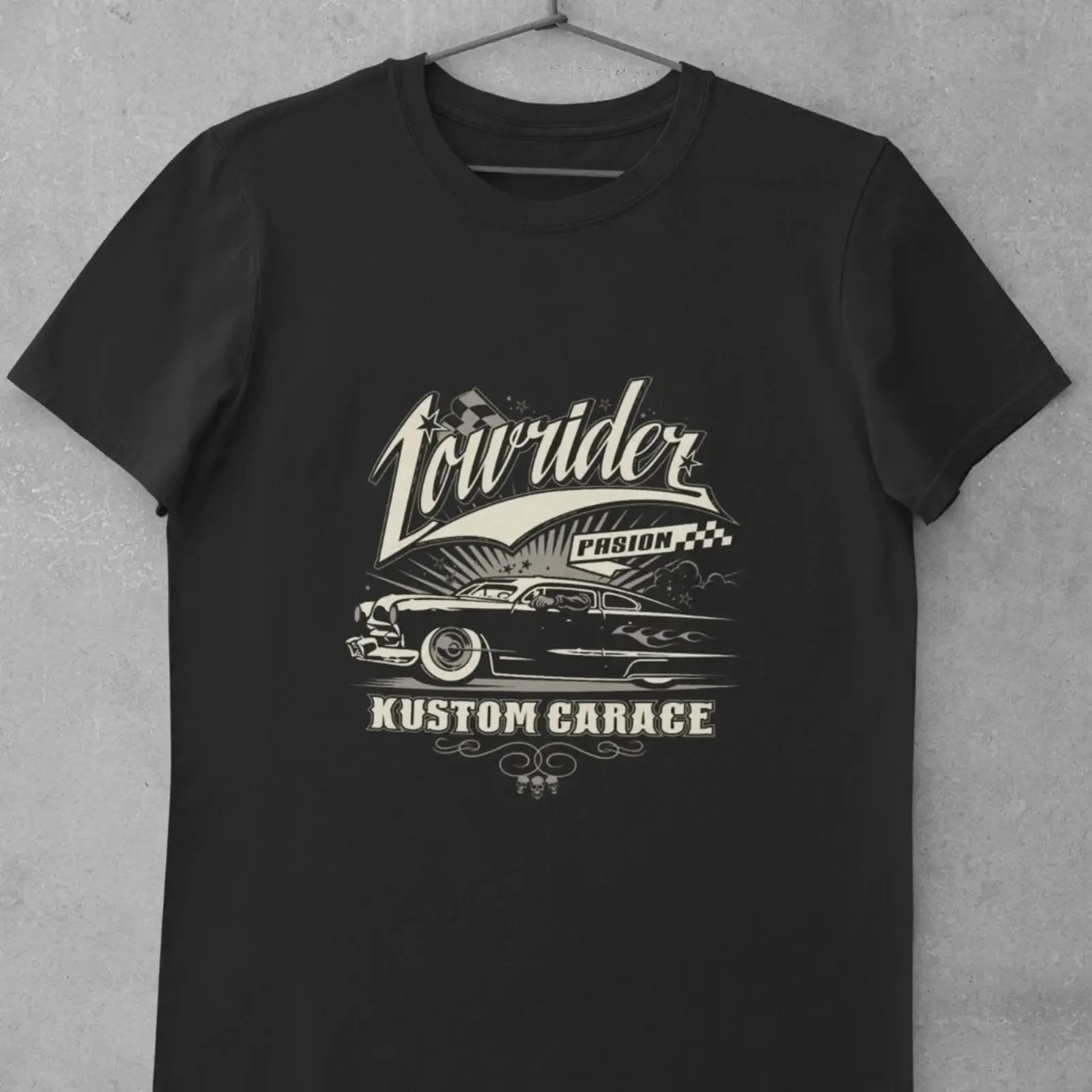 T Shirt Muscle Oldtimer Fan Oldschool American Men's Birthday Dad Son 5 vintage Washed homme Stretched Slightly streetwear