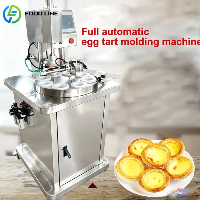 Commercial Egg Tart Shell Machine Automatic Egg Tart Making Machine Forming Equipment Customized