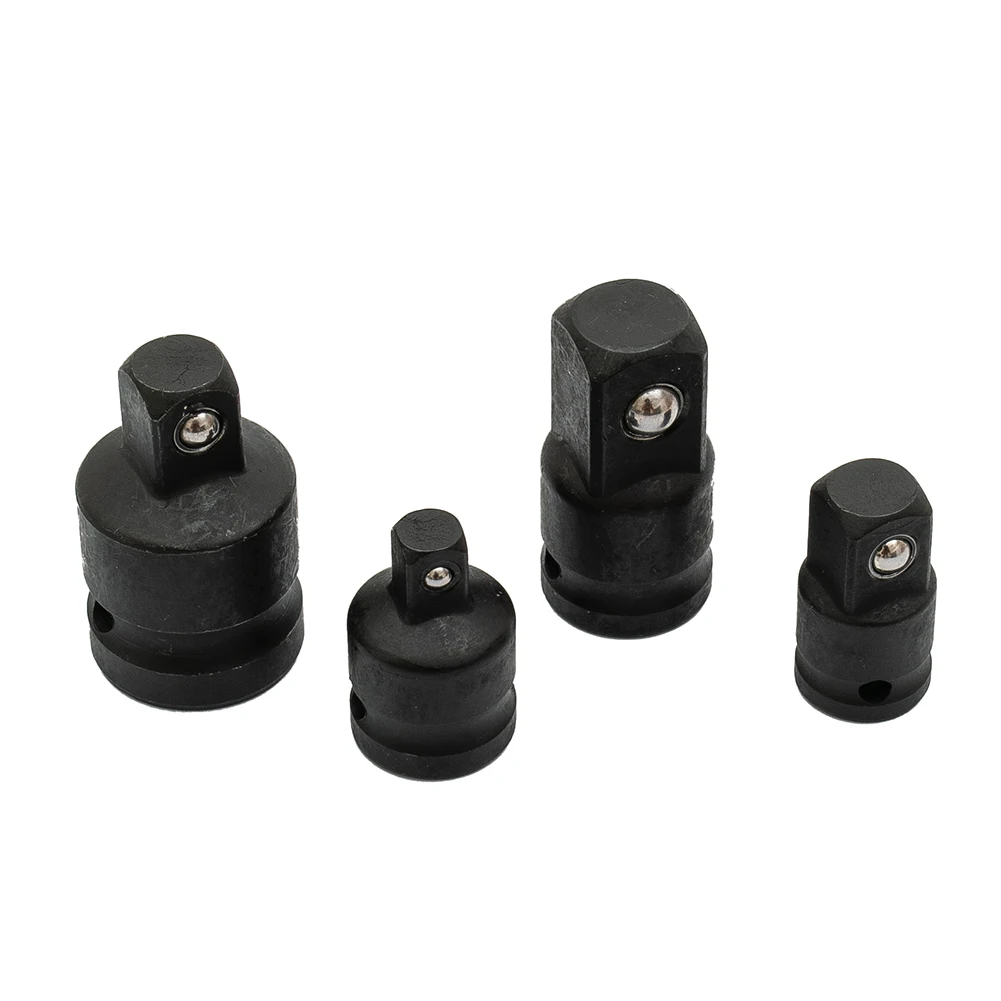 4pcs Socket Convertor Adaptor Reducer Set 1/2 To 3/8 3/8 To 1/4 3/4 To 1/2 Impact Drive Socket Adaptor Repair Tools