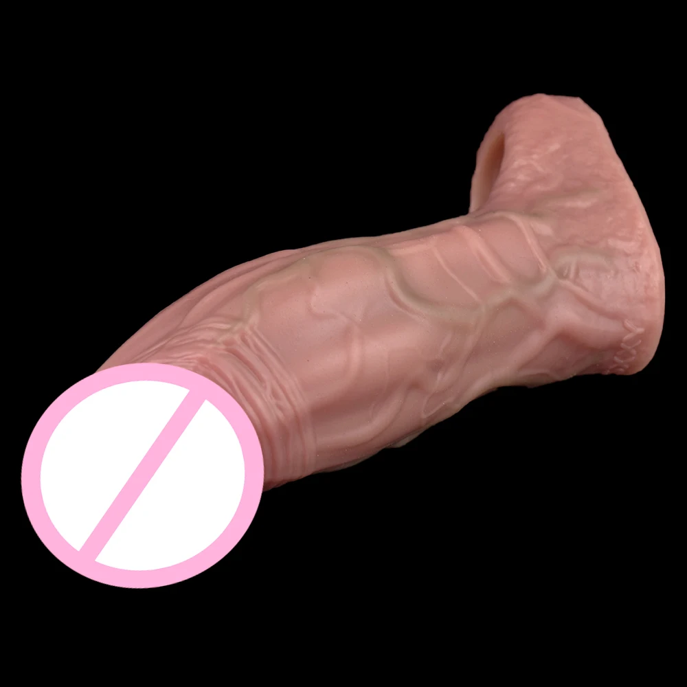 SXXY إغلاق الرأس واقعية القضيب كم الجنس لعب للرجال تأخير القذف ديك موسع للأزواج الجنس متعة Sexshop #5