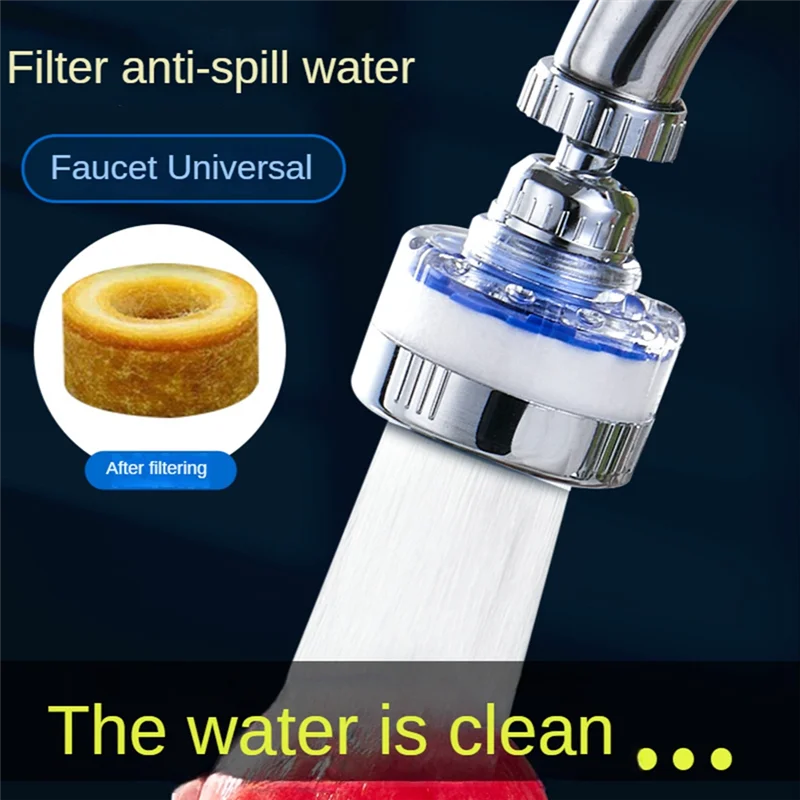 Sink Water Filter Faucet, Faucet Filter,360° Rotating Faucet Filters Purifier Tap Filtration for Home Bathroom & Kitchen