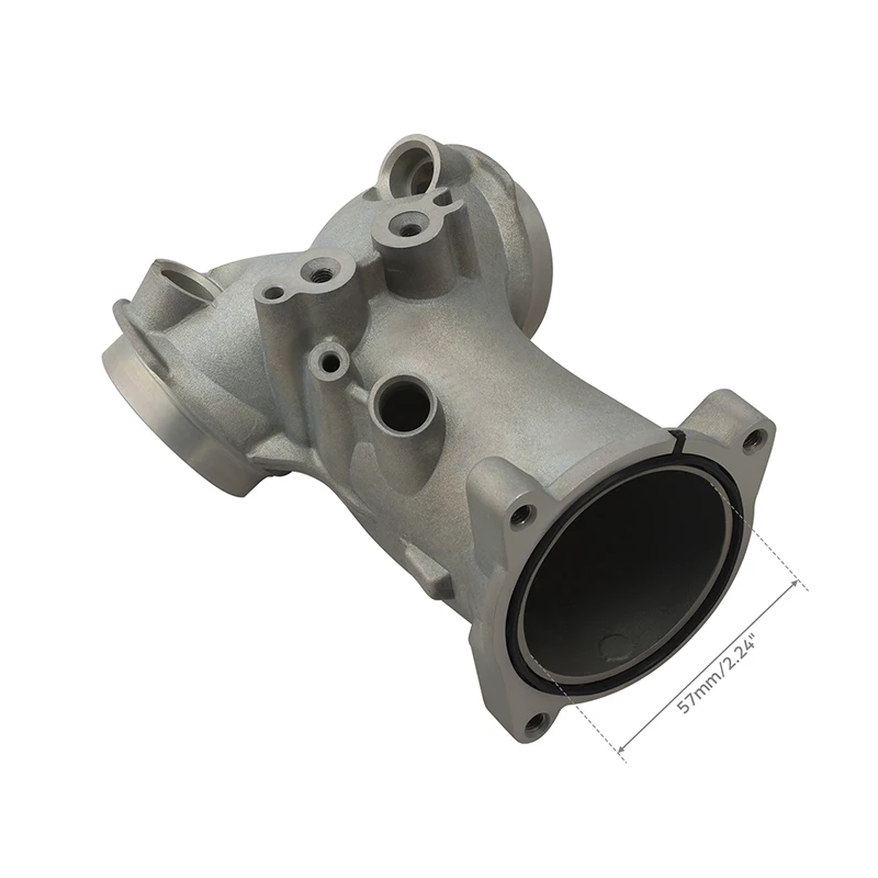Motorcycle 57mm M8 Engine Intake Manifold For Harley Touring Road Glide 2017-2024 Softail 2018-2024