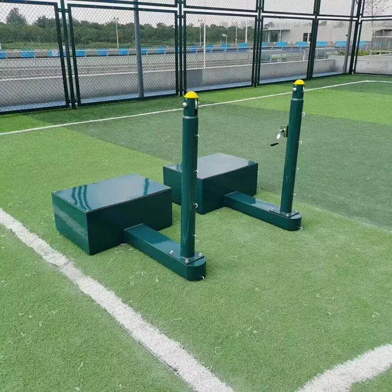 Factory High Quality Sports Volleyball Badminton Tennis Equipments Portable Volleyball Pole Aluminium Material for Sale