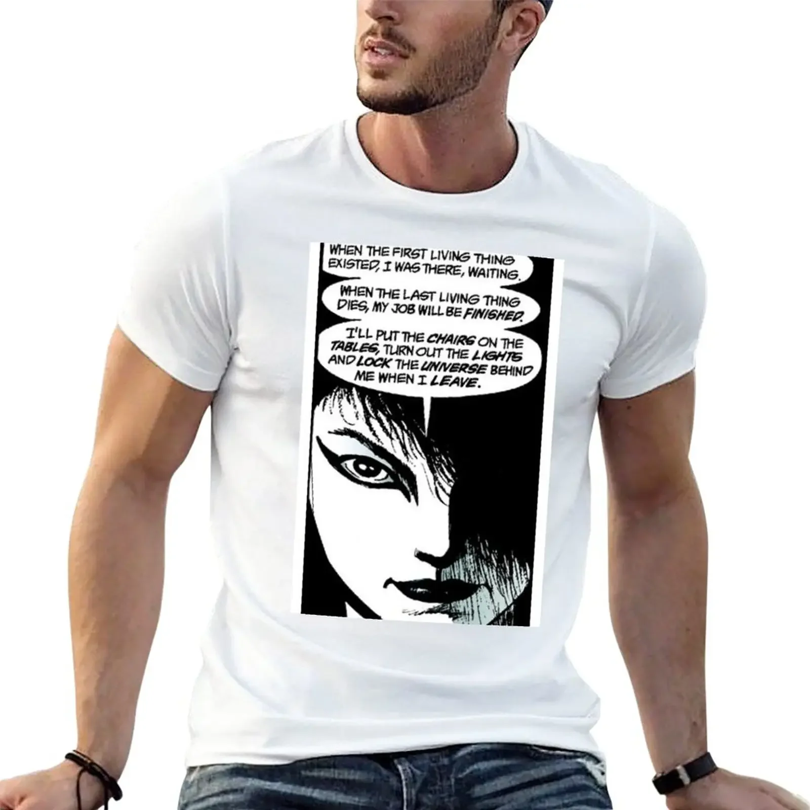 Death, Sandman T-Shirt Anime t-shirt Tee shirt Oversized t-shirt mens funny t shirts