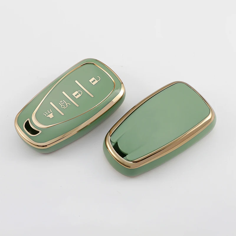 Fashion TPU Car Smart Key Cover Case for Chevrolet Malibu Equinox Cruze Camaro 2016 2017 2018 2019 Keychain Accessories