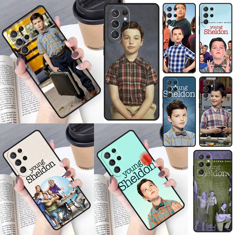 TV Series Young Sheldon Phone Case for Samsung Galaxy S26 Ultra S25 S24 S23 S22 S21 S20 Note10 Plus FE Cover