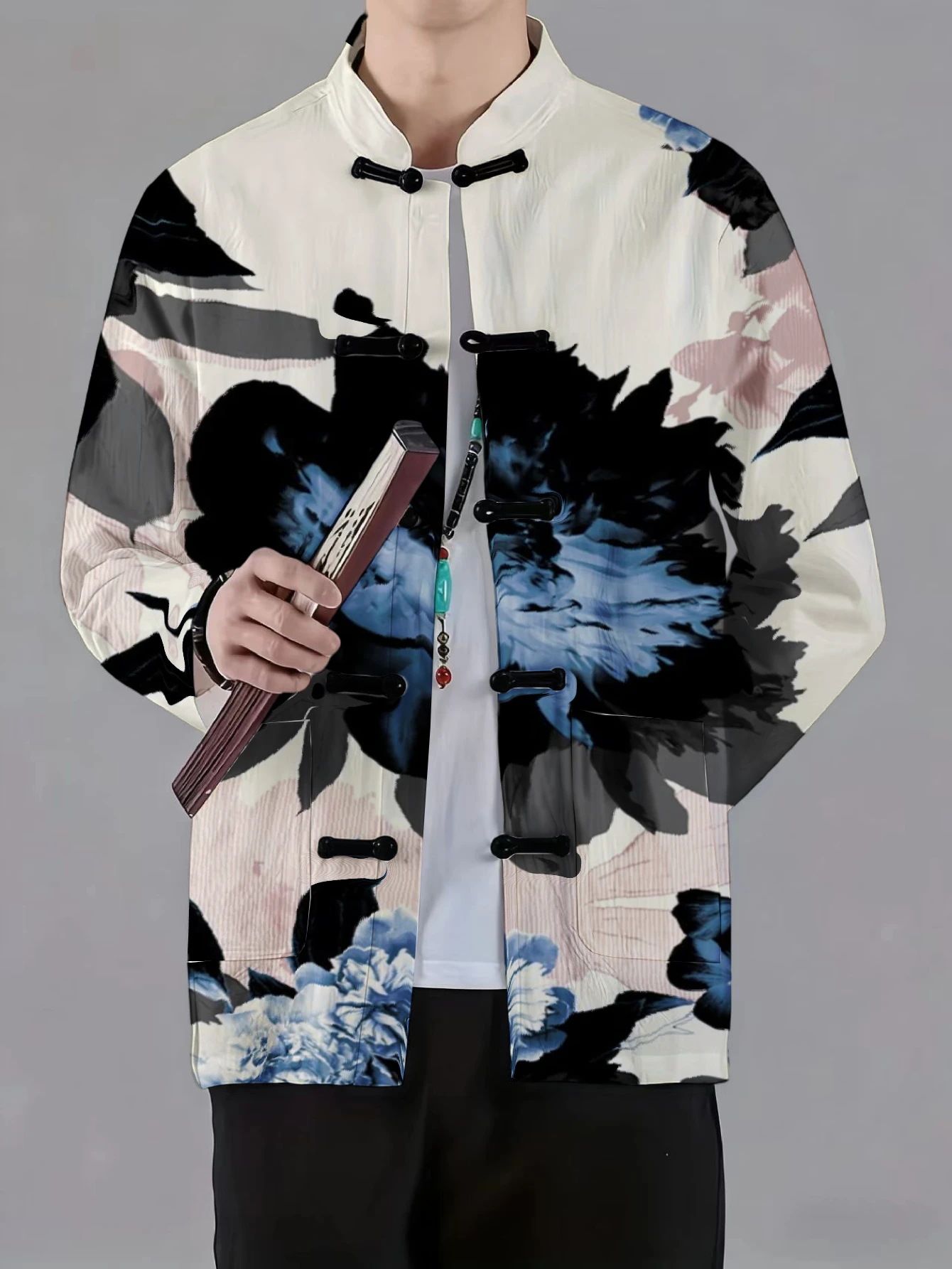เสื้อแจ็คเก็ตผู้ชายคอจีน ติดกร - Craft And Art Difference บทวิจารณ์และราคา
