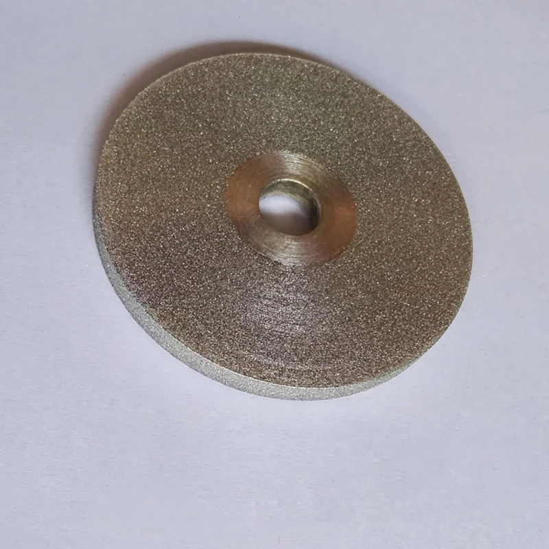 Ściernica diamentowa trójstronna elektroplaterowana 60 mm z otworem 10 mm ze stopu stali wolframowej do precyzyjnego szlifowania