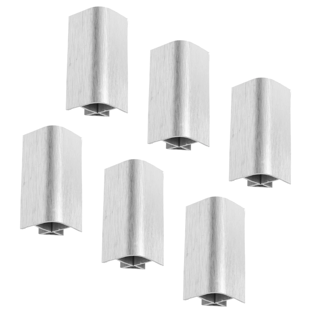6pcs Clip For Baseboard Durable Plastic Corner Guard, Waterproof Gap Filler, Cabinet Bottom Protector, Ceiling Corner