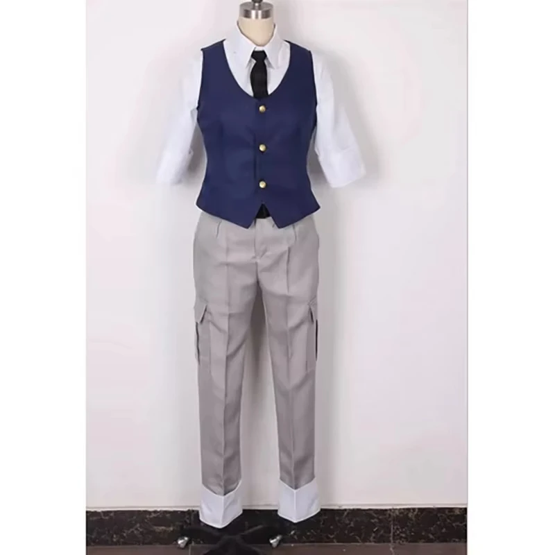 

Аниме «Убийство в классе Шиота Нагиса», костюмы для косплея, мужской и женский жилет, рубашка, брюки, наряды, карнавальный костюм на Хэллоуин