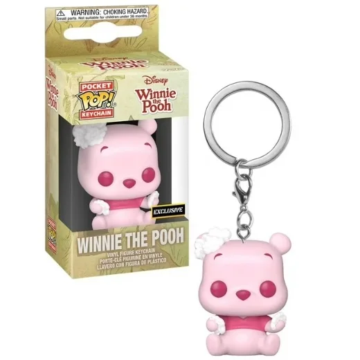 Disney FUNKO Pop llavero de juguete Winnie the Pooh Anime llavero de bolsillo vinilo colección de personajes de acción modelo niños regalos de navidad