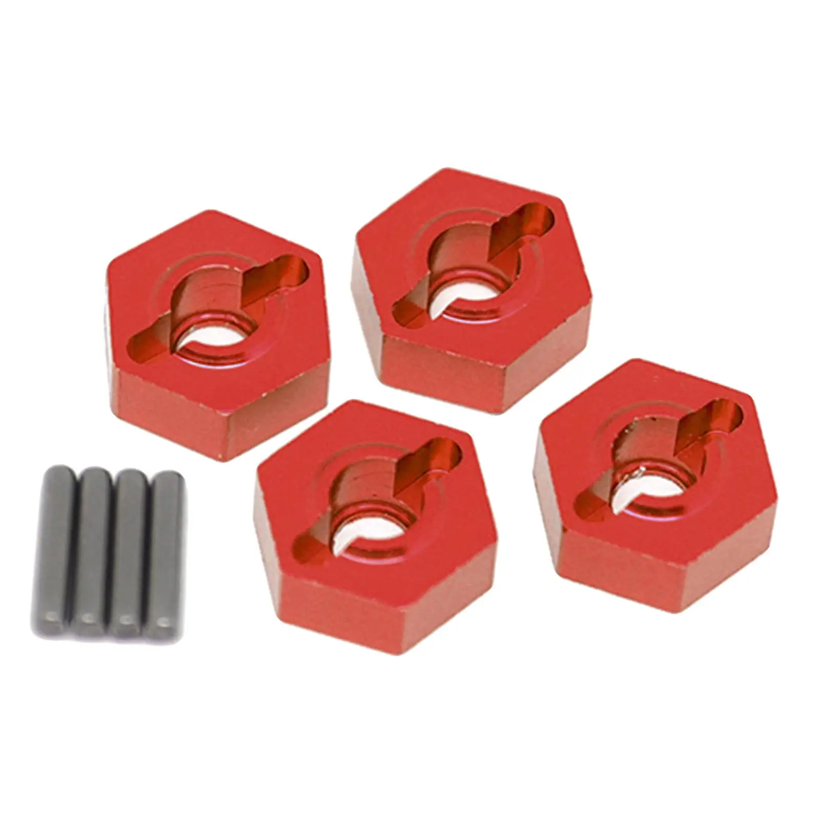 6x Wheel Hub Adaptor Assembly Upgrade 1:10 Vehicles Model Convert Adapter for
